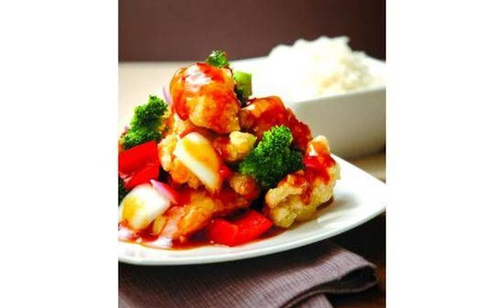 H17. General Tao Chicken Rice 左宗雞飯